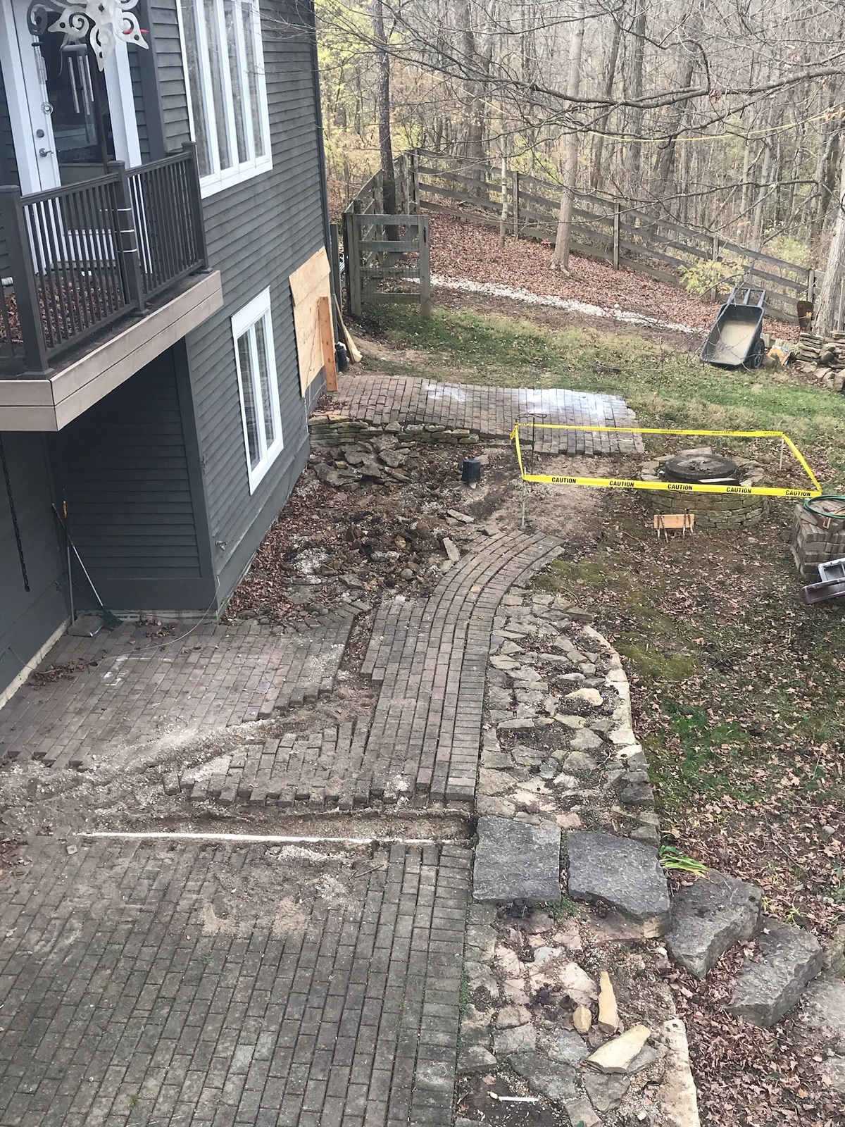 patio being torn up